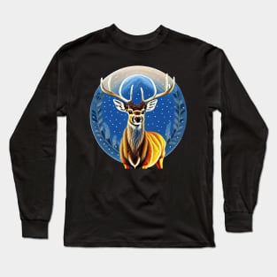 Yule Stag Long Sleeve T-Shirt